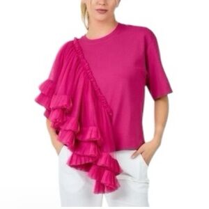 Pink Ruffle Top Boutique